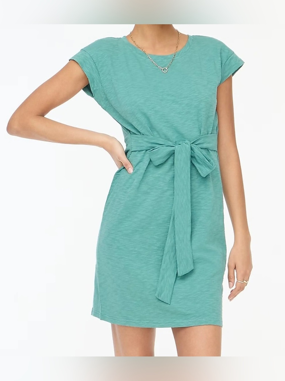 J.Crew Knit Tie Waist Mini Dress